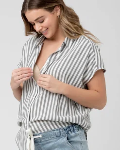 Ada Relaxed Shirt Black / White