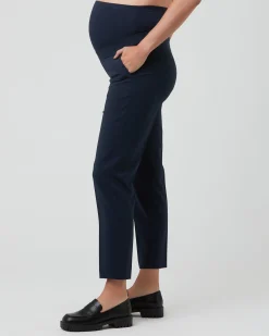 Alexa Classic Crop Pant  Navy