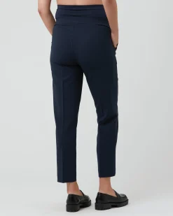 Alexa Classic Crop Pant  Navy