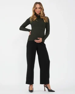 Alexa Wide Leg Pant  Black