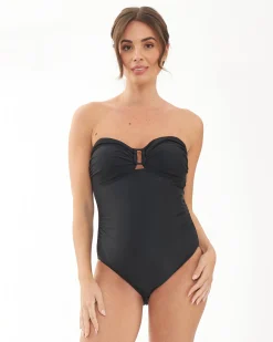 Bandeau One Piece Black