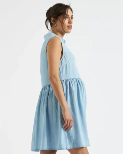 Bec Chambray Dress  Clean Fade