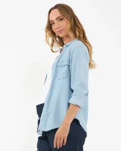 Bec Chambray Shirt  Clean Fade