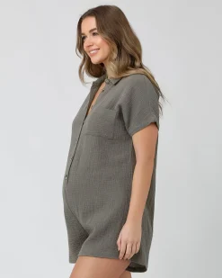 Betty Playsuit  Sage