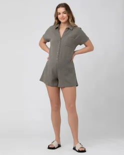 Betty Playsuit  Sage