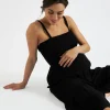 Blair Shirred Dress Black
