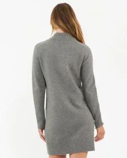 Brook Knit Sweater Dress  Grey Marle