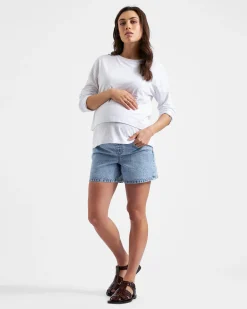 Brooklyn Denim Short  Light Wash