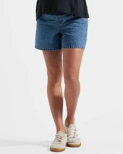 Brooklyn Denim Short  Mid Wash