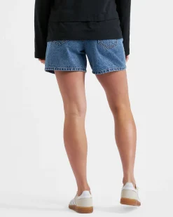 Brooklyn Denim Short  Mid Wash
