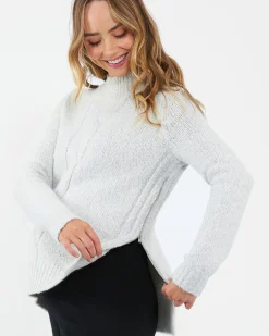 Cable Nursing Knit Snow