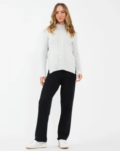 Cable Nursing Knit Snow