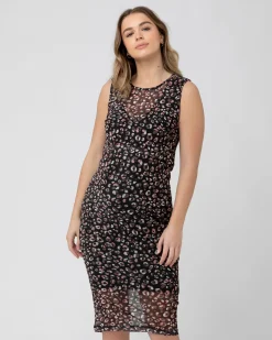 Celia Nursing Dress  Black