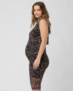 Celia Nursing Dress  Black