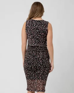 Celia Nursing Dress  Black