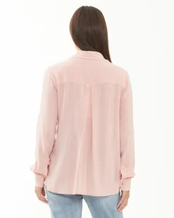 Clara Relaxed Shirt  Soft Pink