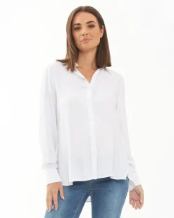 Clara Relaxed Shirt  White