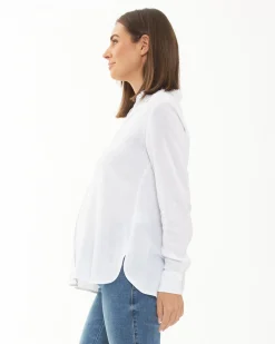 Clara Relaxed Shirt  White