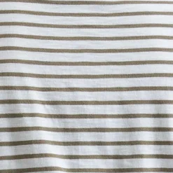 Claudette Nursing Tee White / Olive