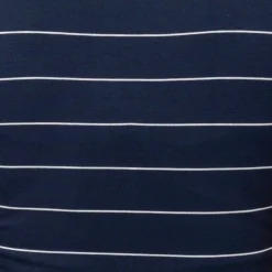 Crop Top Nursing Dress Indigo / White