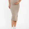 Dani Knit Skirt Latte