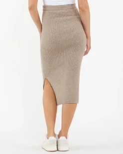 Dani Knit Skirt Latte