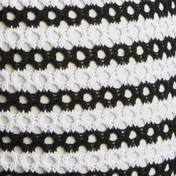 Diana Crochet Dress  Black / White
