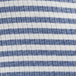 Dune Stripe One Piece Washed Indigo / White