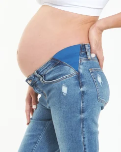 Dylan Distressed Jean  Blue