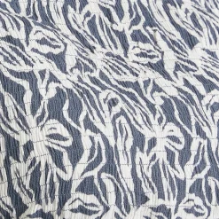 Edie Nursing Dress  Washed Indigo / White