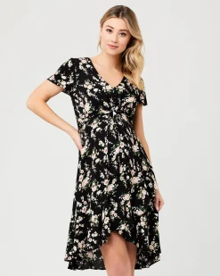 Elora Tie Front Dress Multi