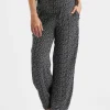 Emmy Shirred Pant Black / Natural