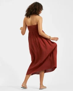 Evie Crochet Dress  Amber
