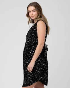 Felicity Shirt Dress Black / White
