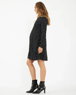Fifi Shirt Dress  Black