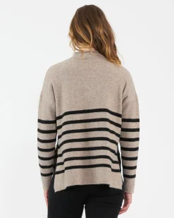 Gerrie Nursing Knit Mocha / Black