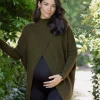Hallie Cross Over Knit Khaki