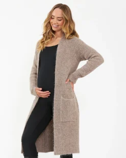 Helen Knit Cardigan Mocha