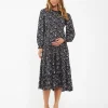Izzie Tiered Dress  Midnight / Mocha