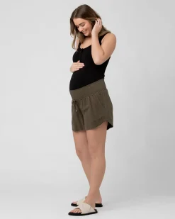Izzy Button Down Rib Tank Black