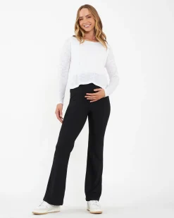 Jazmin Long Sleeve Nursing Top White