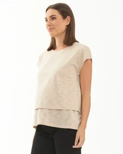 Jazmin Nursing Tee  Natural