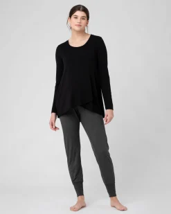 Jersey Lounge Pant Charcoal Marle