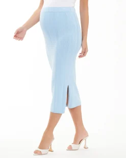 Johnnie Knit Skirt Sky Blue