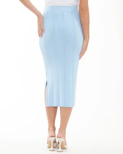 Johnnie Knit Skirt Sky Blue