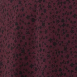 Jude Cross Front Nursing Dress Maroon / Black