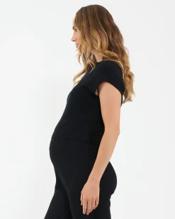 Kira Nursing Knit  Black