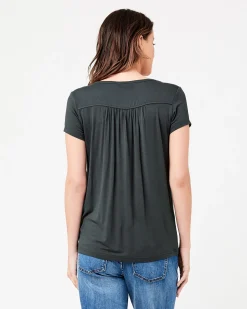 Lara Nursing Tee Gravel