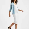 Luxe Knit Contour Dress White