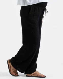 Marlow Shirred Pant Black